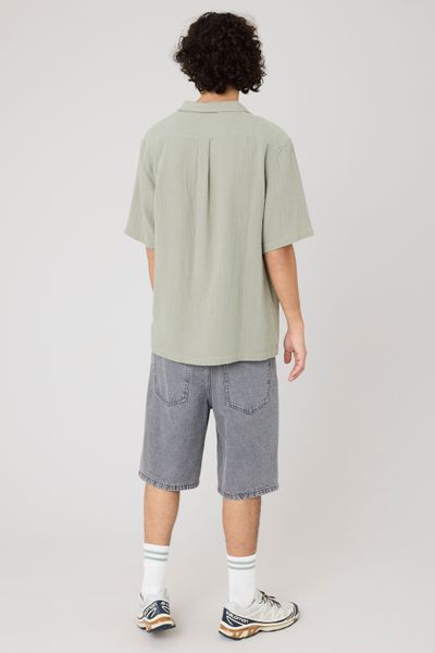 Chemise manches courtes gaze de coton
