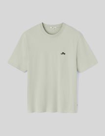 T-shirt broderie poitrine