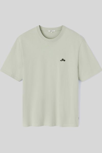 T-shirt broderie poitrine