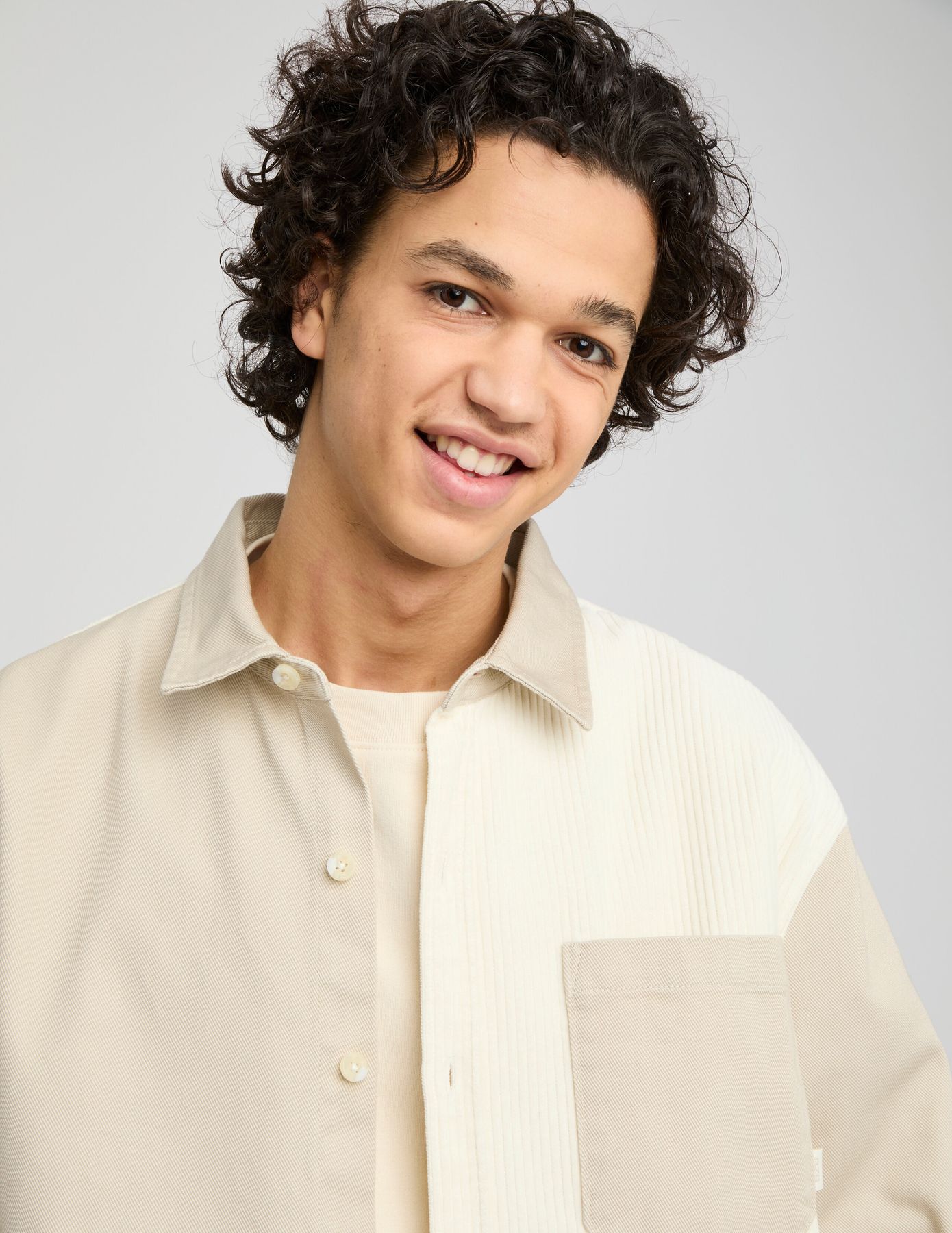 Surchemise unie patch