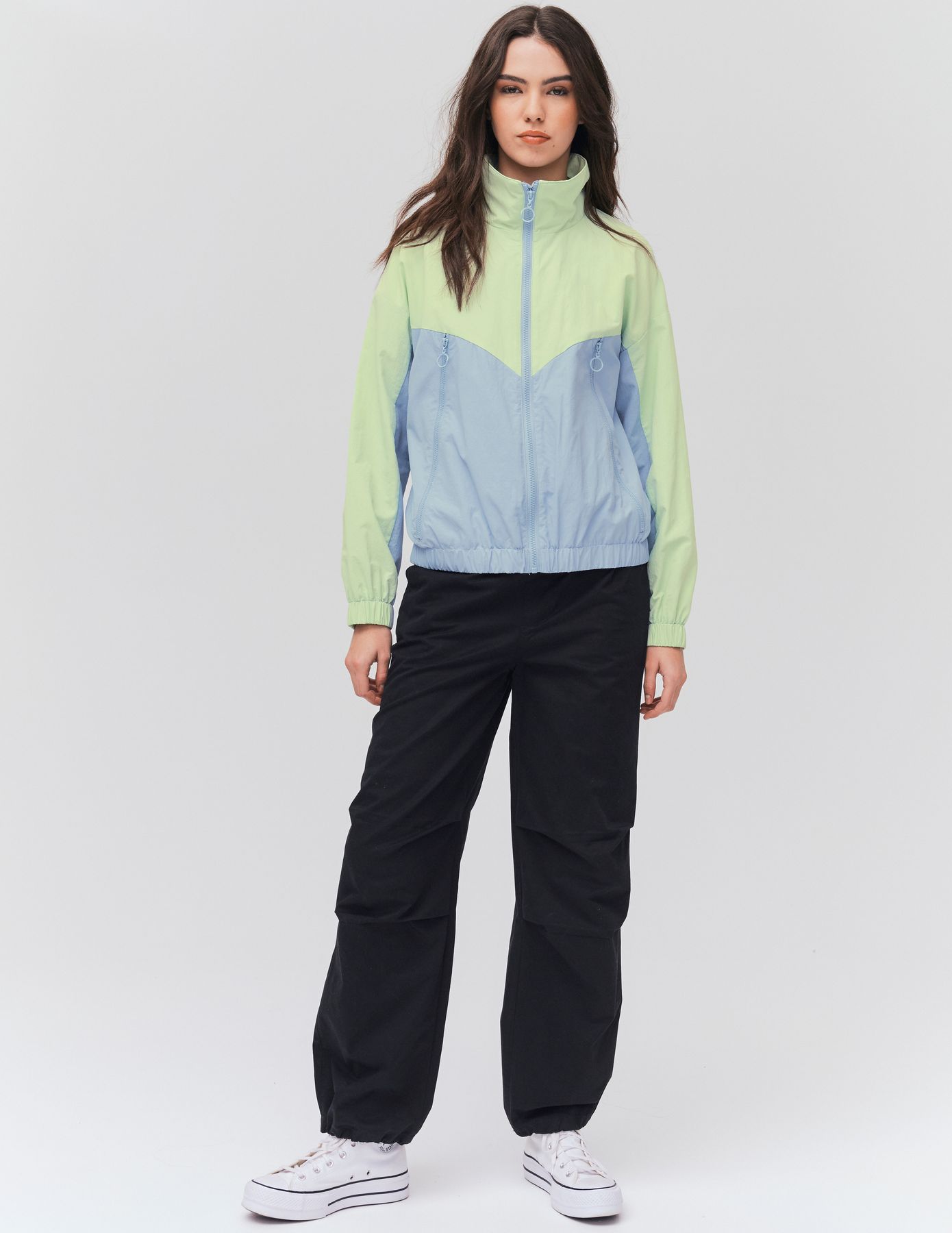 Blouson color block