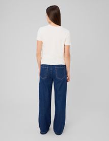 Pantalon denim fluide