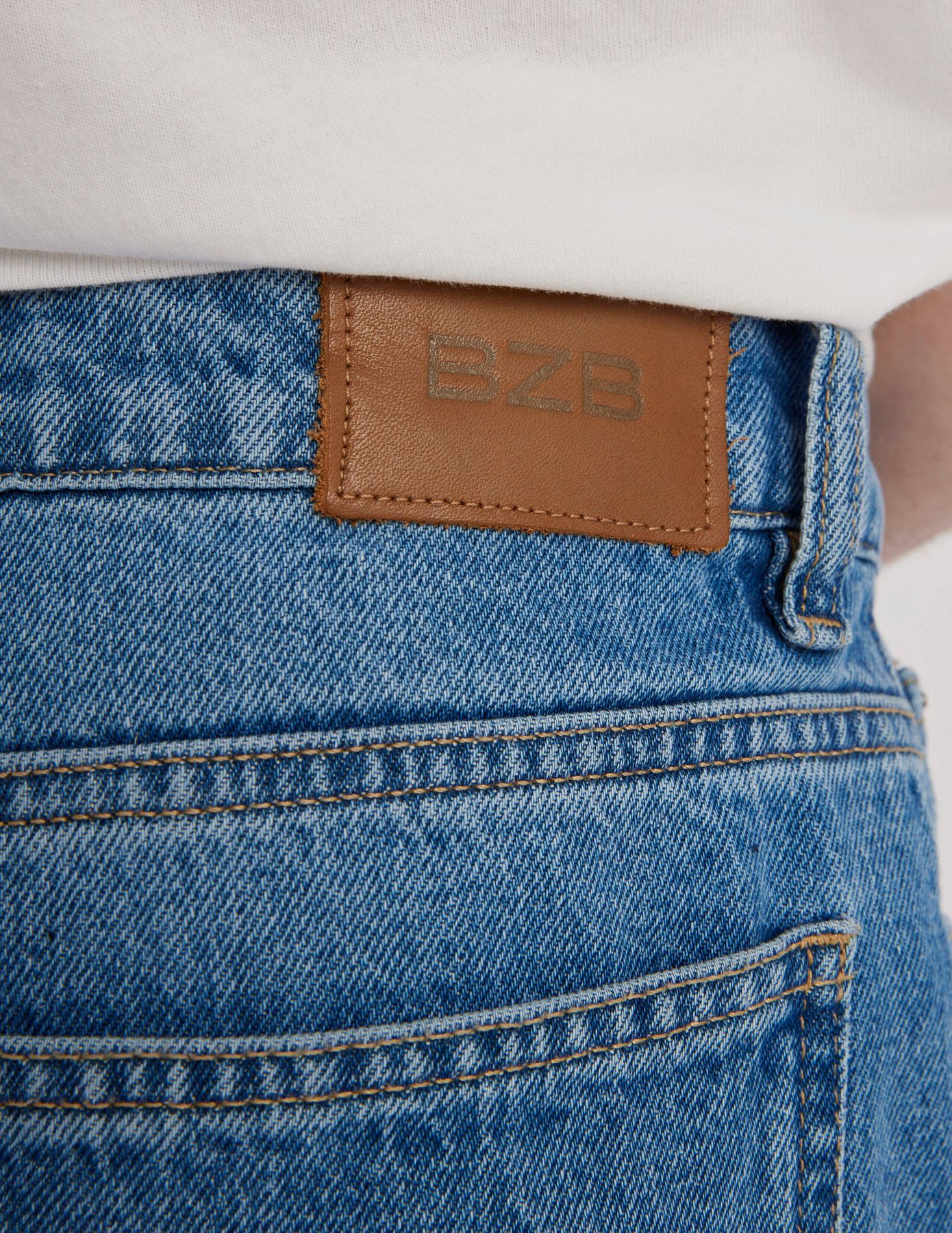 Jean loose double stone