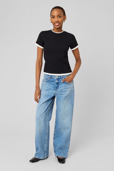 T-shirt effet de superposition