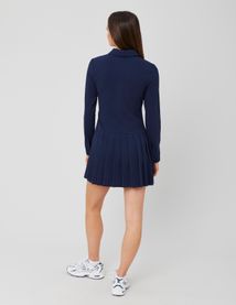 Robe chemise plissée