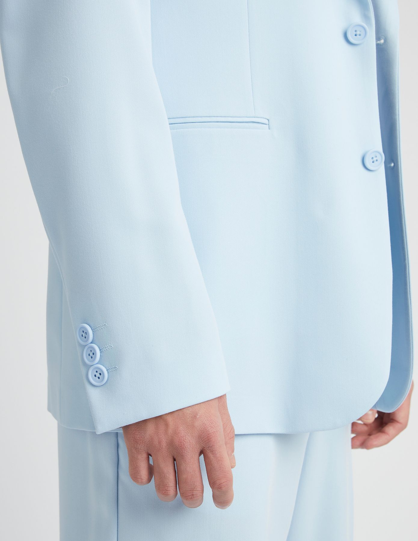 Veste de costume coupe droite