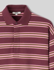 T-shirt col polo ray&eacute;