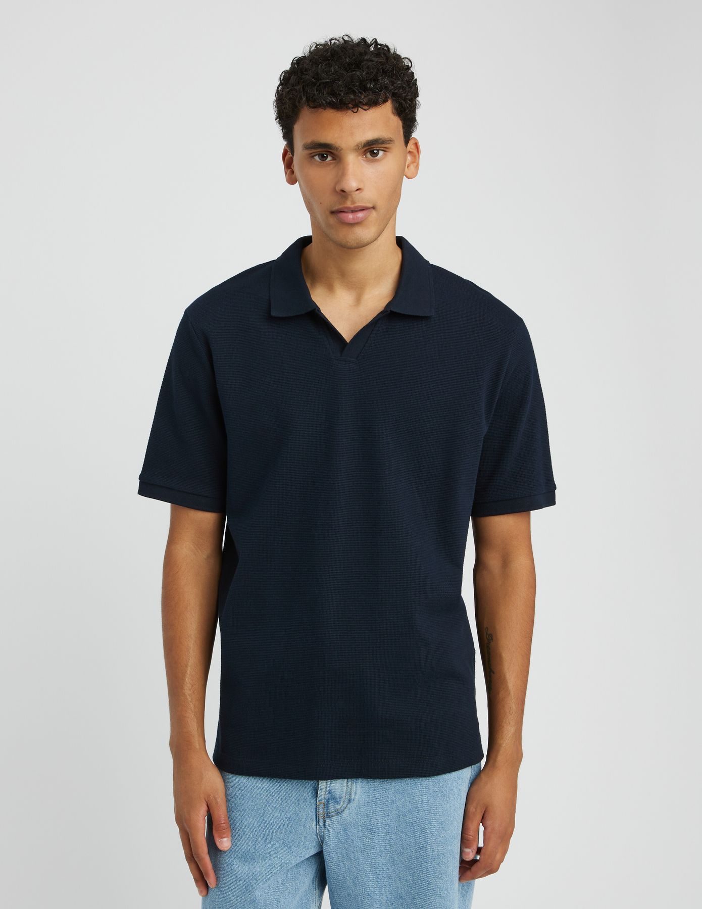 Polo mati&egrave;re fantaisie