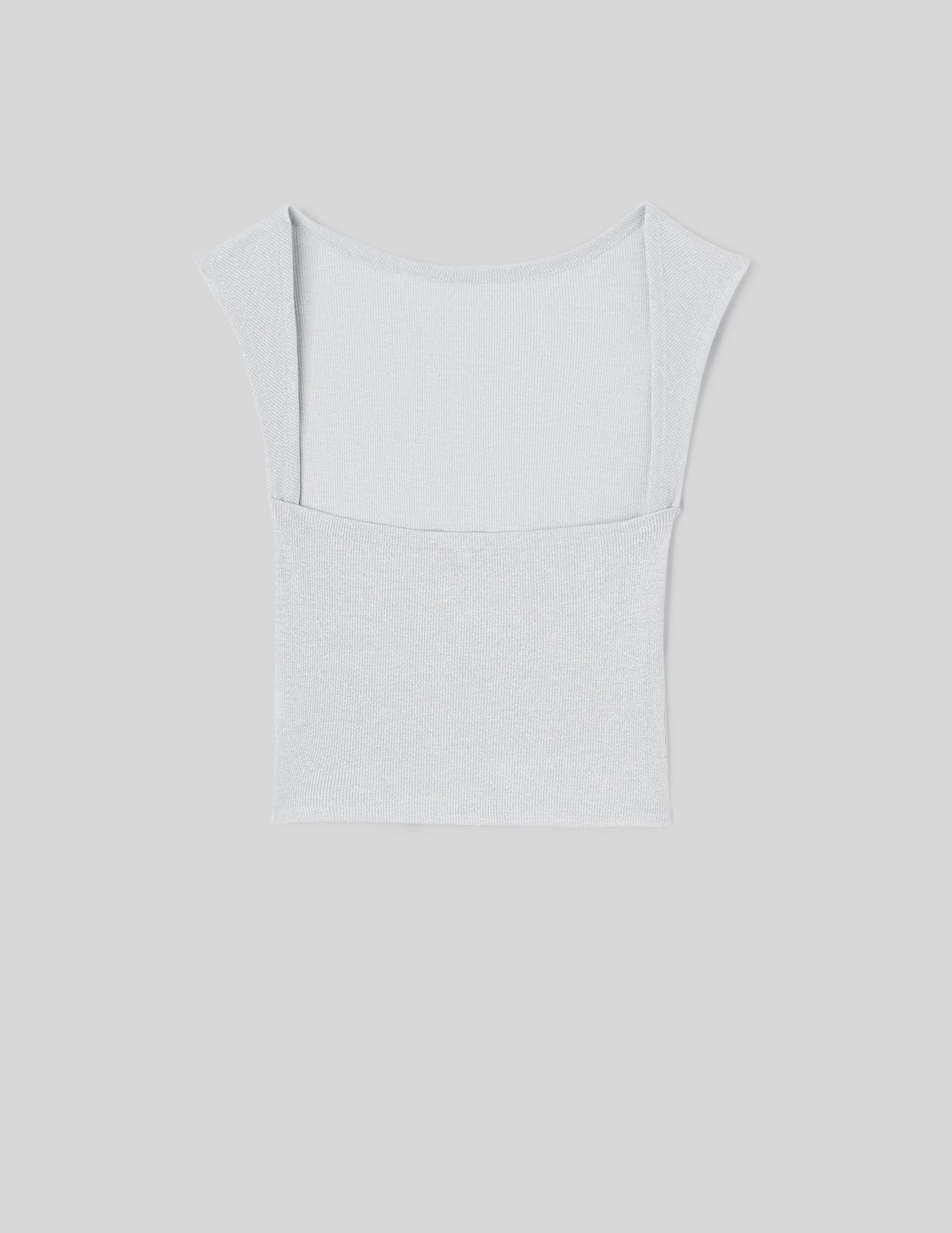 T-shirt dos nu pailleté