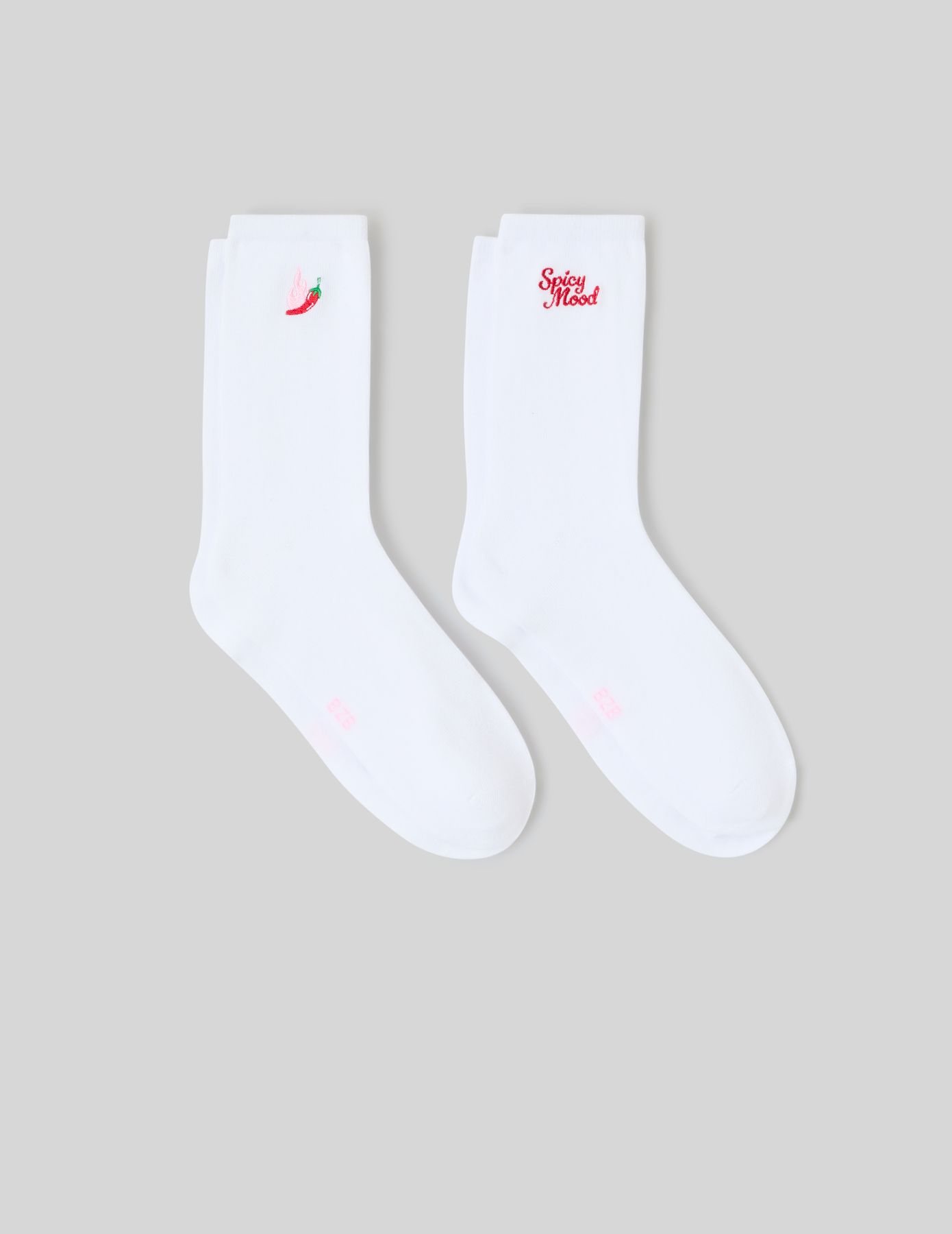 Lot de 2 paires de chaussettes bordées