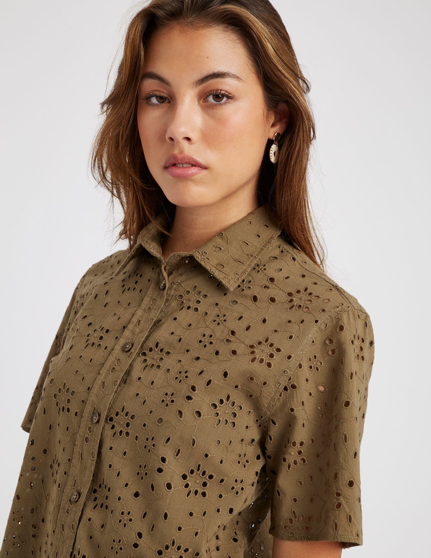 Chemisette broderie anglaise