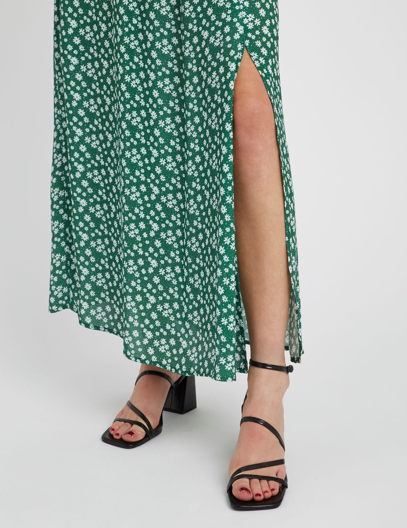 Robe longue imprim&eacute;e