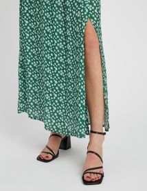 Robe longue imprim&eacute;e