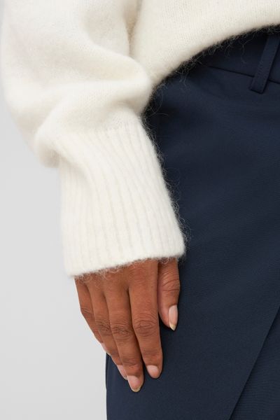 Pull col rond premium