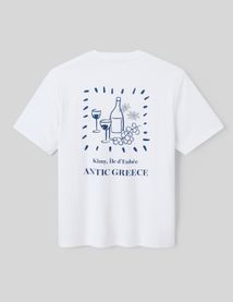 T-shirt imprimé devant dos