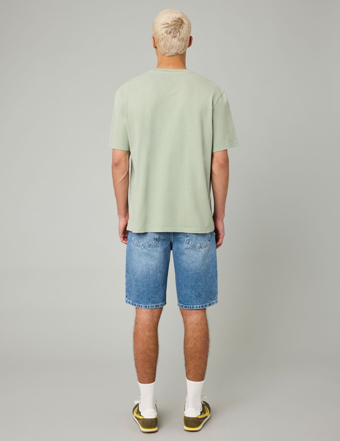 T-shirt garment dye imprimé