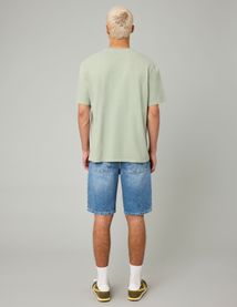 T-shirt garment dye imprimé
