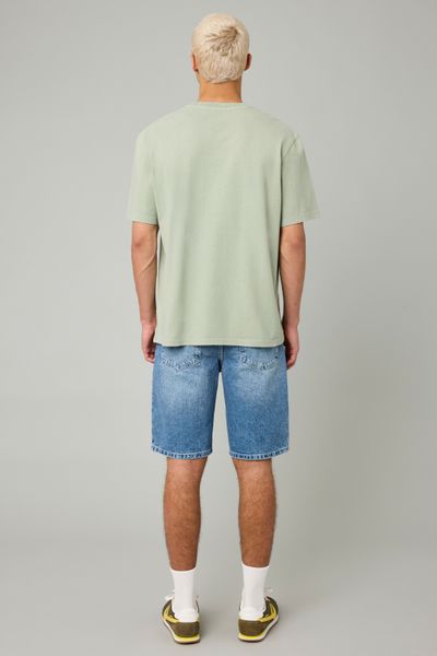 T-shirt garment dye imprimé