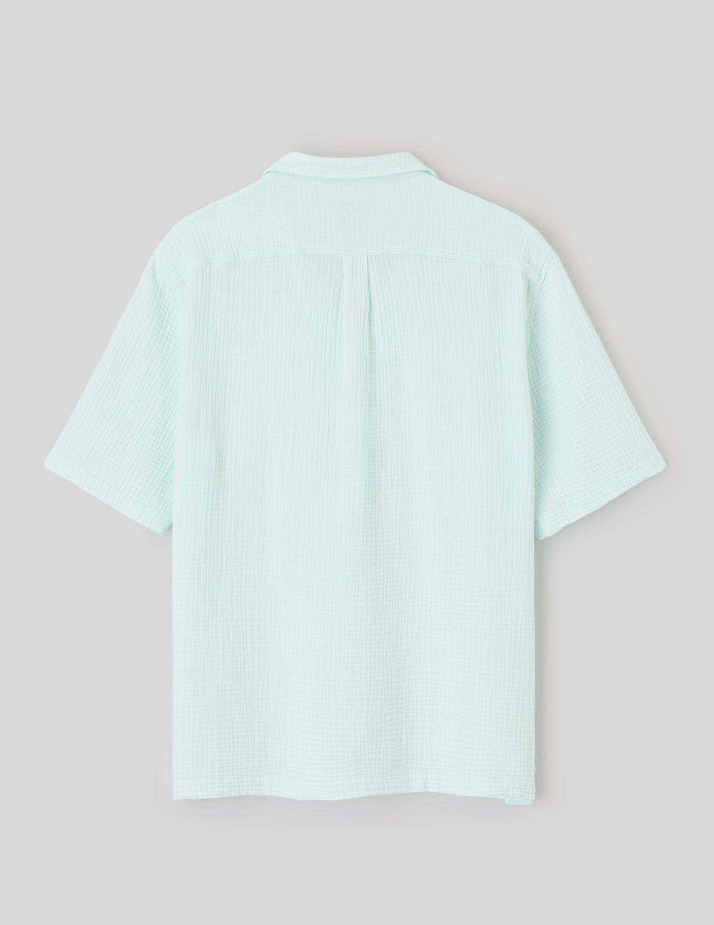 Chemise manches courtes gaze de coton