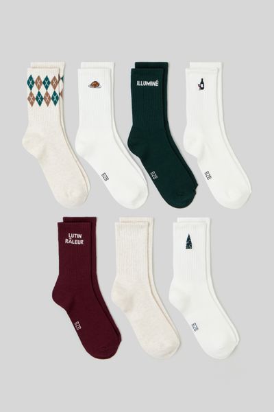 Coffret 7 paires de chaussettes Noël