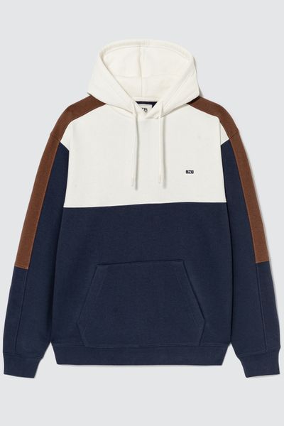 Sweat à capuche colorblock