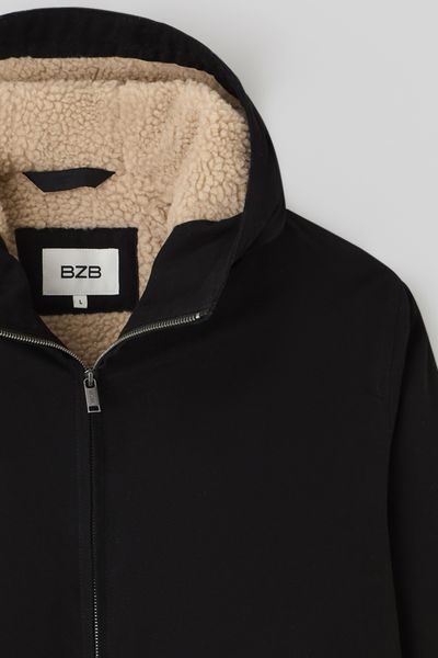 Blouson à capuche en canvas