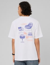 T-shirt imprim&eacute; devant/dos