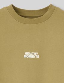 Sweat col rond imprimé