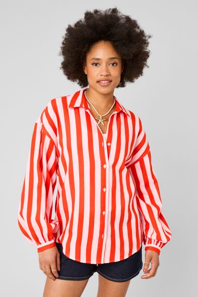 Chemise ray&eacute;e