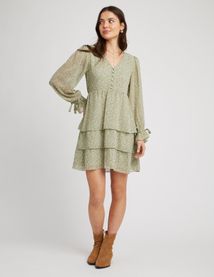 Robe courte imprimée
