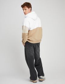 Sweat à capuche colorblock