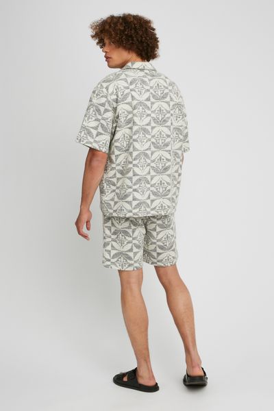 Bermuda en maille jacquard