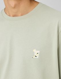 T-shirt imprim&eacute; devant / dos