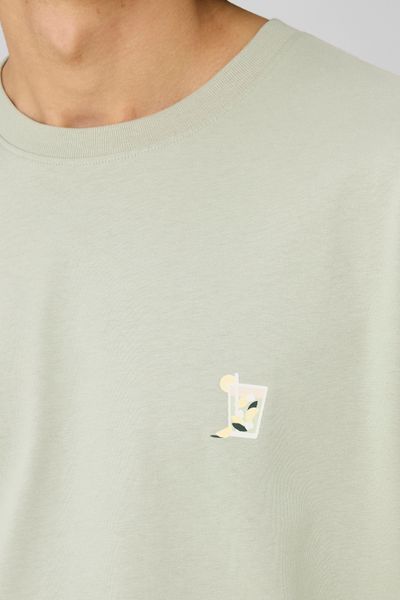 T-shirt imprim&eacute; devant / dos