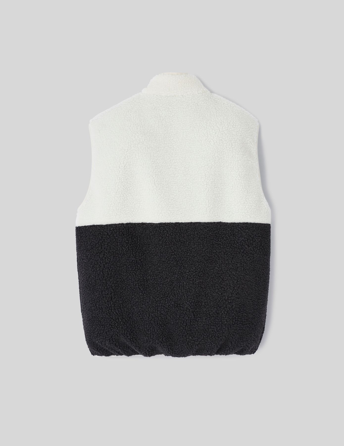 Veste sans manches sherpa colorblock