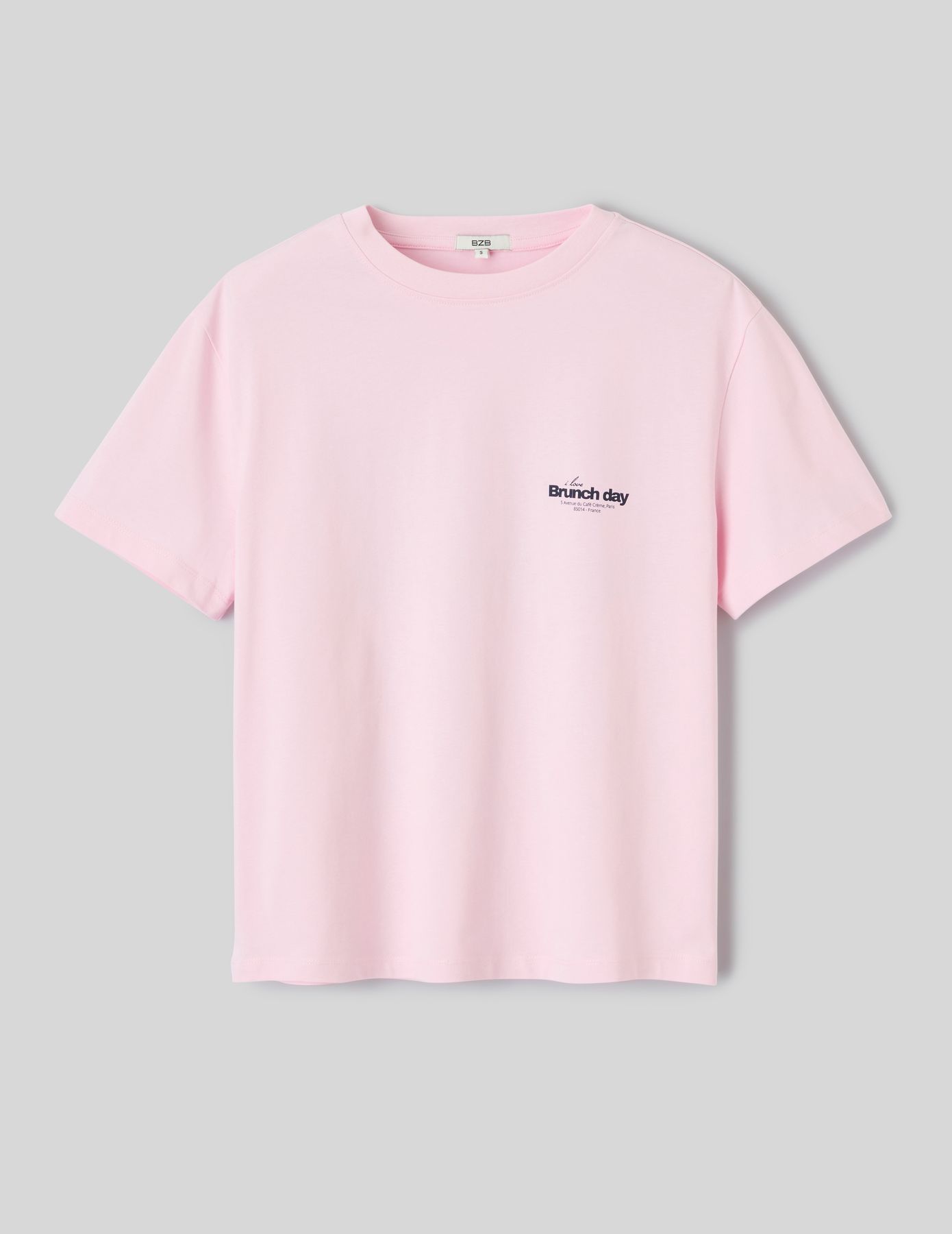 T-shirt imprim&eacute; manches courtes