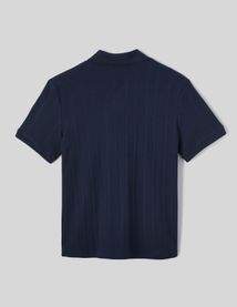 Polo maille fantaisie