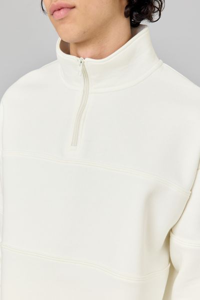 Sweat col montant zippé