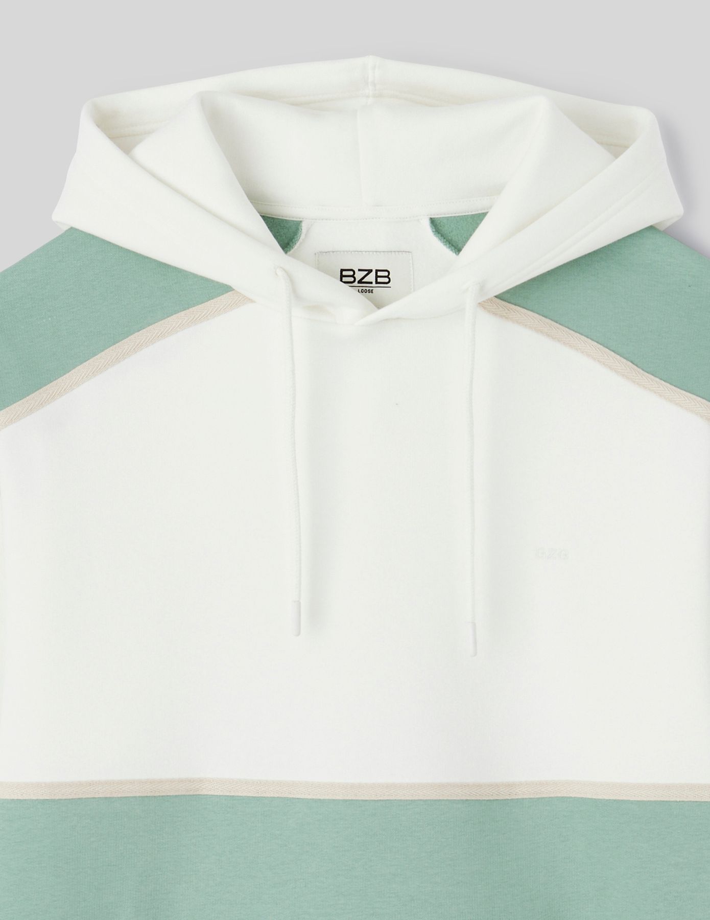 Sweat &agrave; capuche colorblock