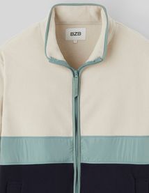 Blouson zippé polaire