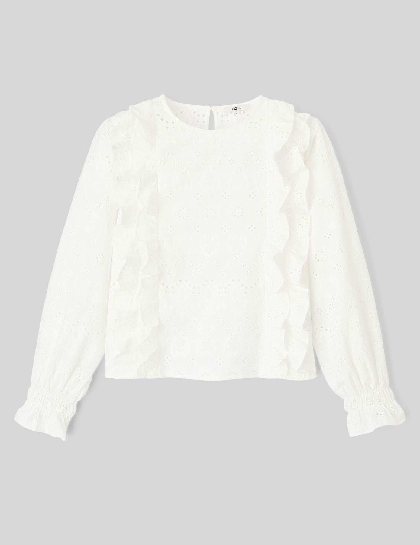 Blouse en broderie anglaise