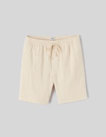 Bermuda gaze de coton