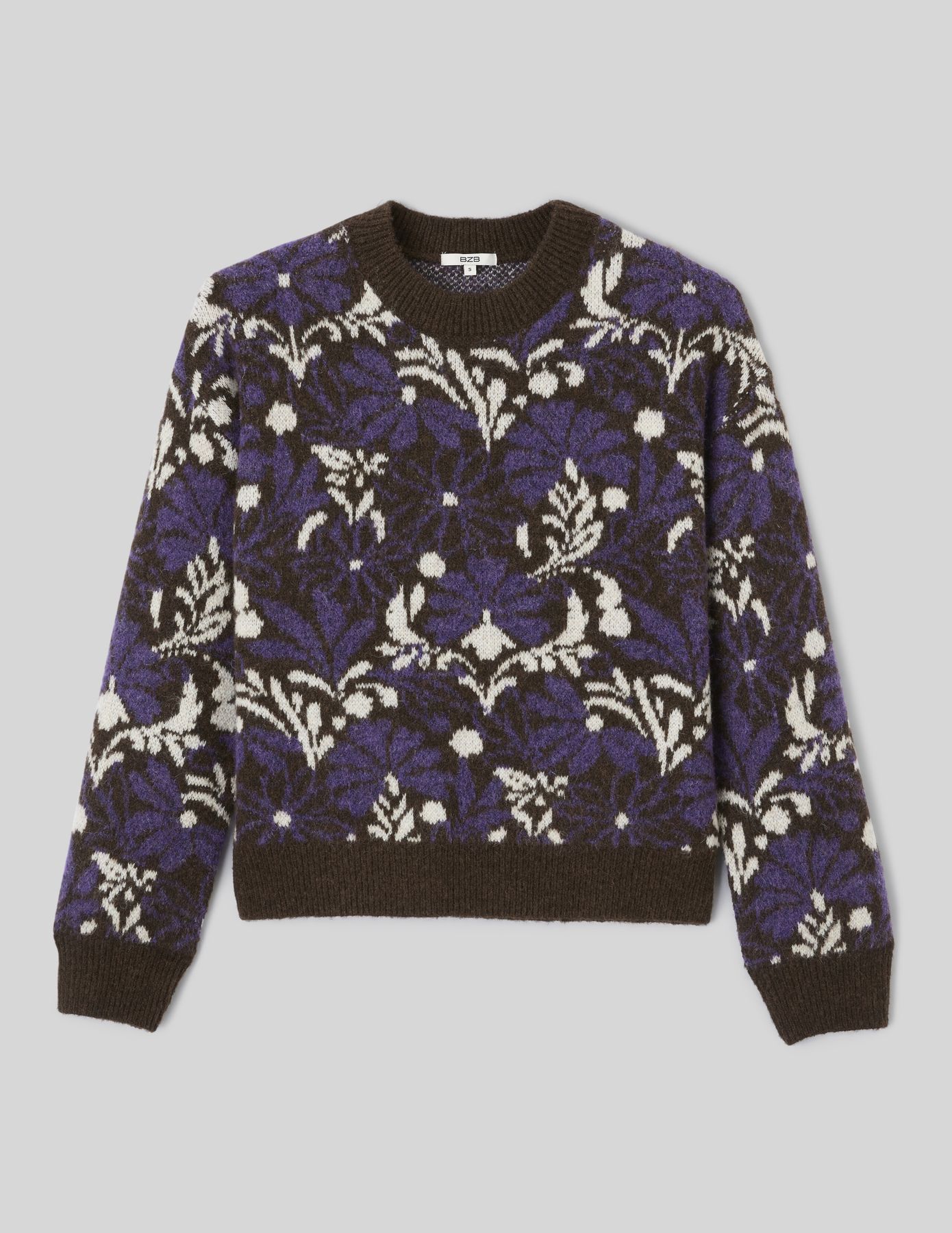 Pull jacquard floral