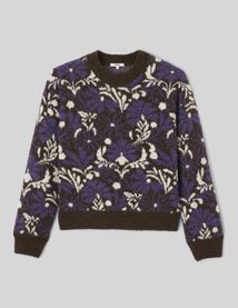 Pull jacquard floral