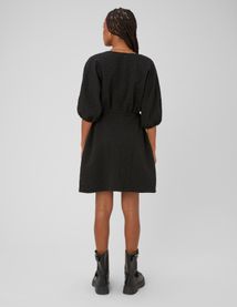 Robe courte textur&eacute;e