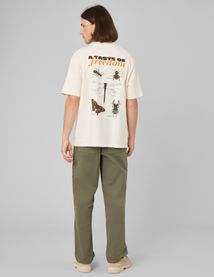 T-shirt imprim&eacute; devant / dos