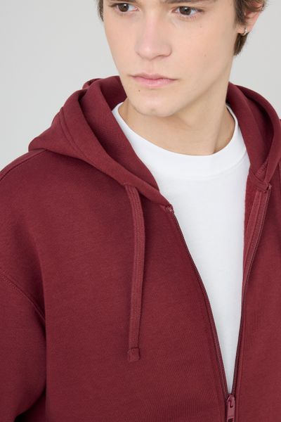 Sweat zippé à capuche