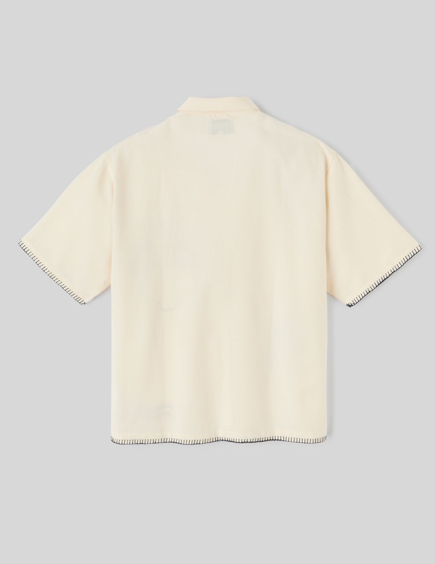 Chemise manches courtes brodée