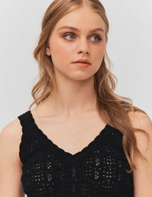 Débardeur en crochet