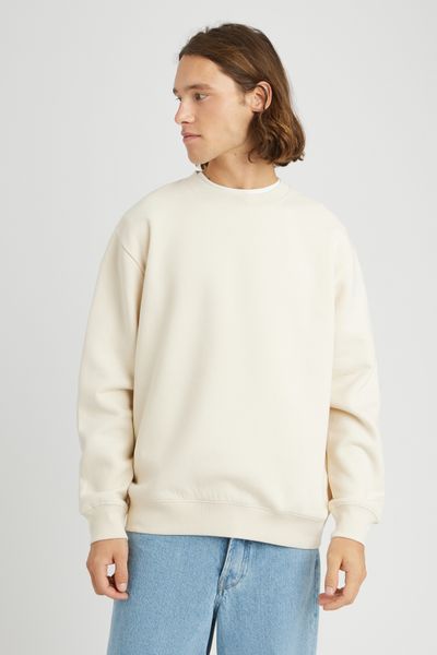Sweat col rond uni